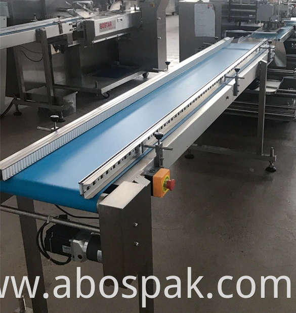 Horizontal Automatic Chapati Pita Bread Fresh Noodle Vegetable Flow Food Packing Packaging Machine